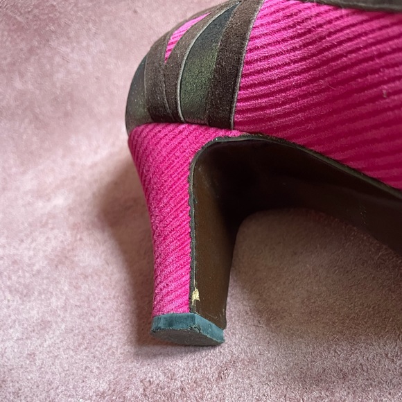 Marc Jacobs collection Mary Janes heels - hot pink and metallic - y2k - Picture 6 of 11